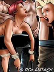 Tied girls fucked hard bdsm art. bad max by cagri.