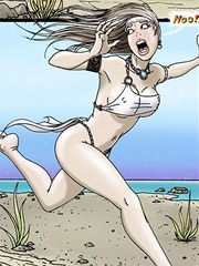 Perfect body toon chicks get enslaved and pussy dildoed hard by perverted aliens with huge peckers.