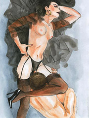 Ponyboy's humiliation and facesitting femdom art