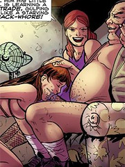 Naked slave cuties became the victims of perverted sex maniacs while in inescapable bondage.