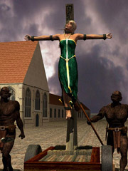 Racks, iron cages, iron maidens, inquisition interrogation, medieval torment, dark dungeons, whips, red-hot irons, heavy chains. innocent women accuse
