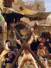 In the morning she will be thrown to the prisoners...they hanev't even seen a women in years!